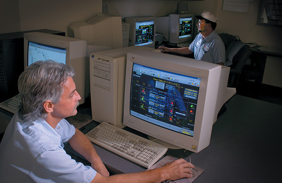 Cyclones are used to separate particles in a liquid suspension.