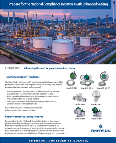 ENARDO ™ Tank Management Emissions Flyer